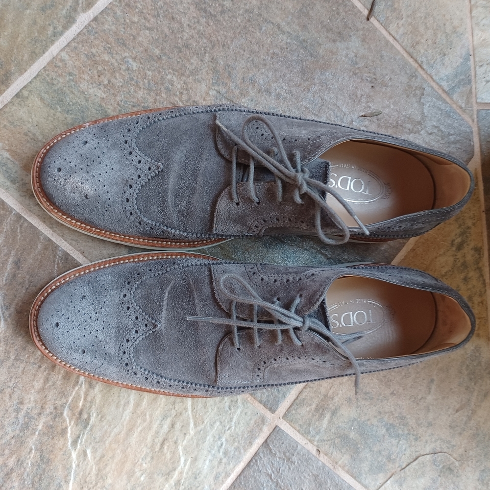 Tod's suede men's shoes